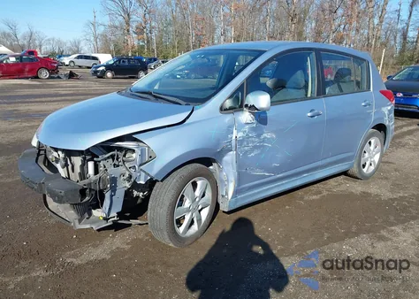 2011 Nissan Versa 1.8Sl from USA, damaged, VIN 3N1BC1CP4BL375994